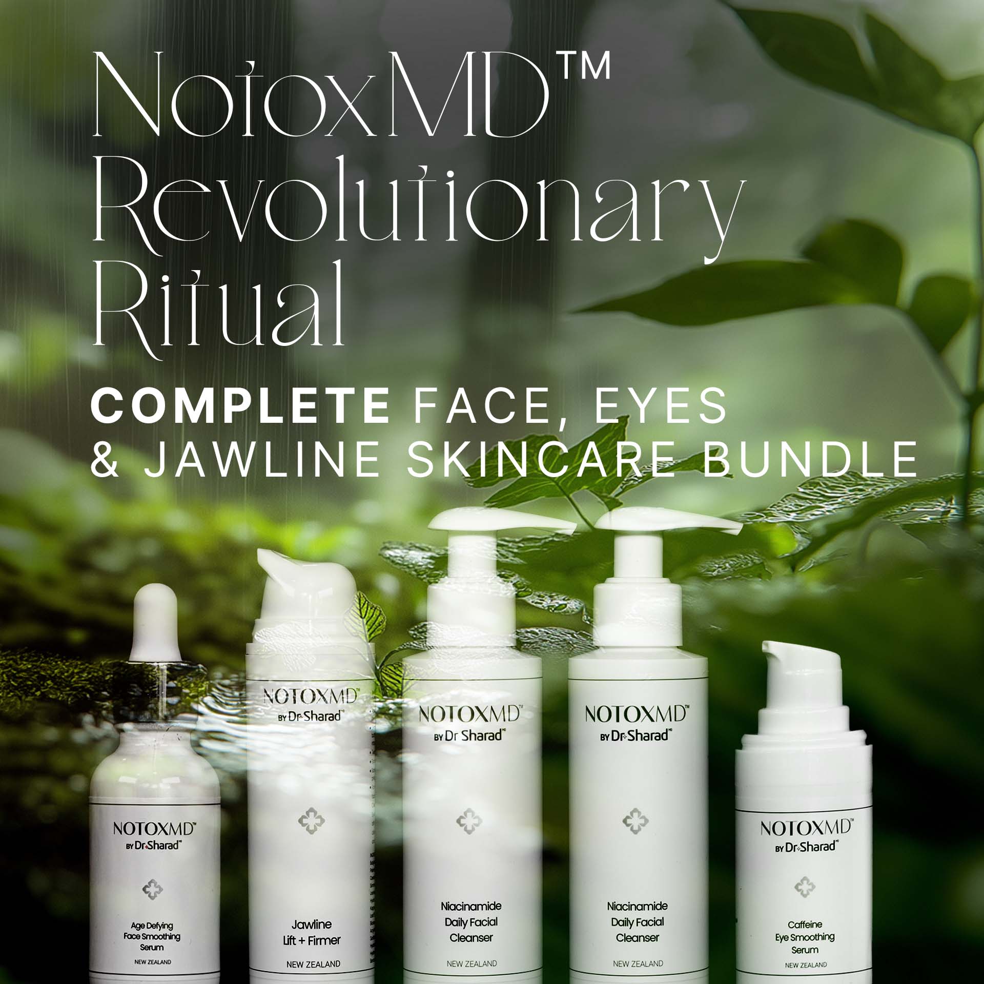 Notox MD™ Revolutionary Ritual 'Complete' Face, Eye & Jawline Skincare Bundle