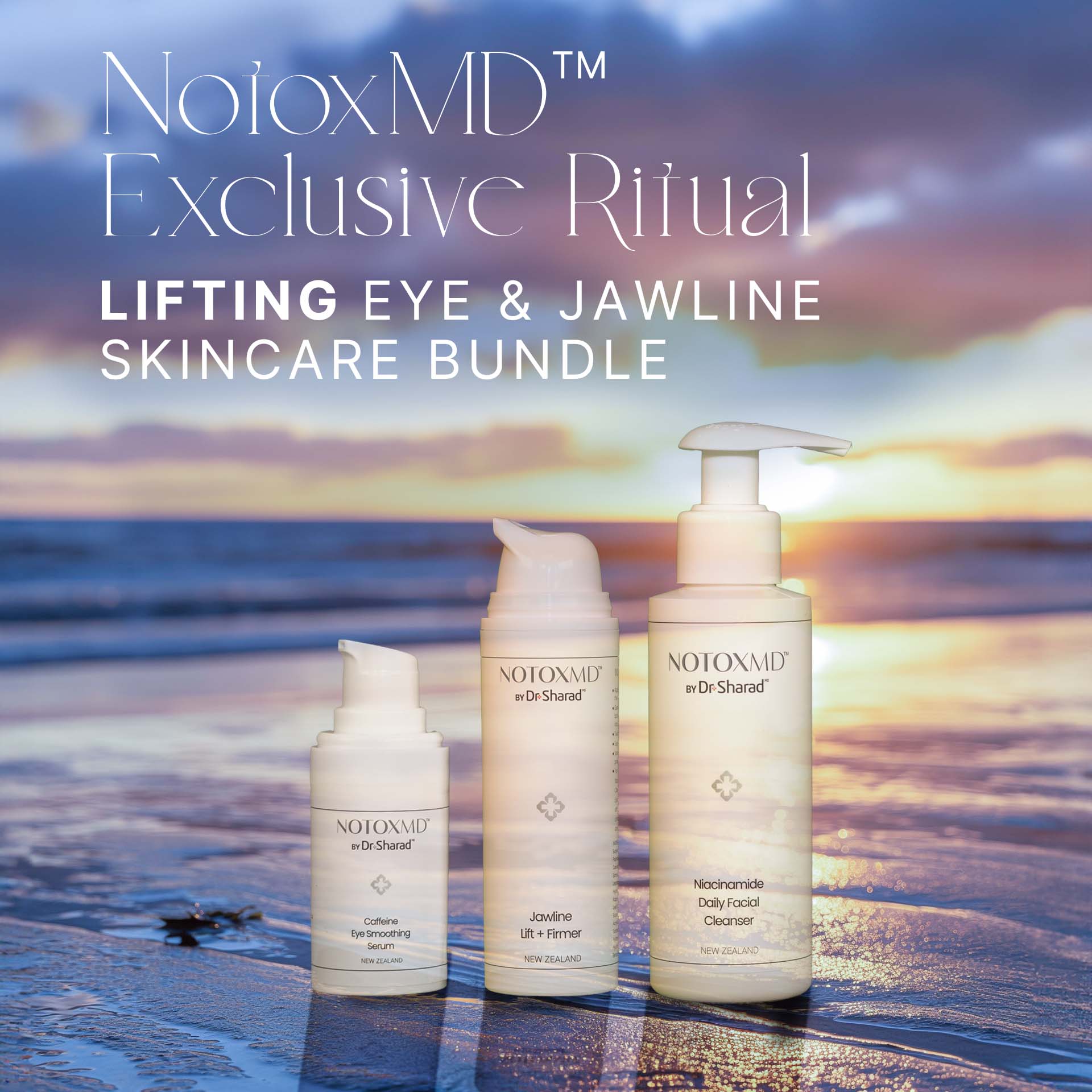 Notox MD: Exclusive Ritual 'Lifting' Eye & Jawline Skincare Bundle