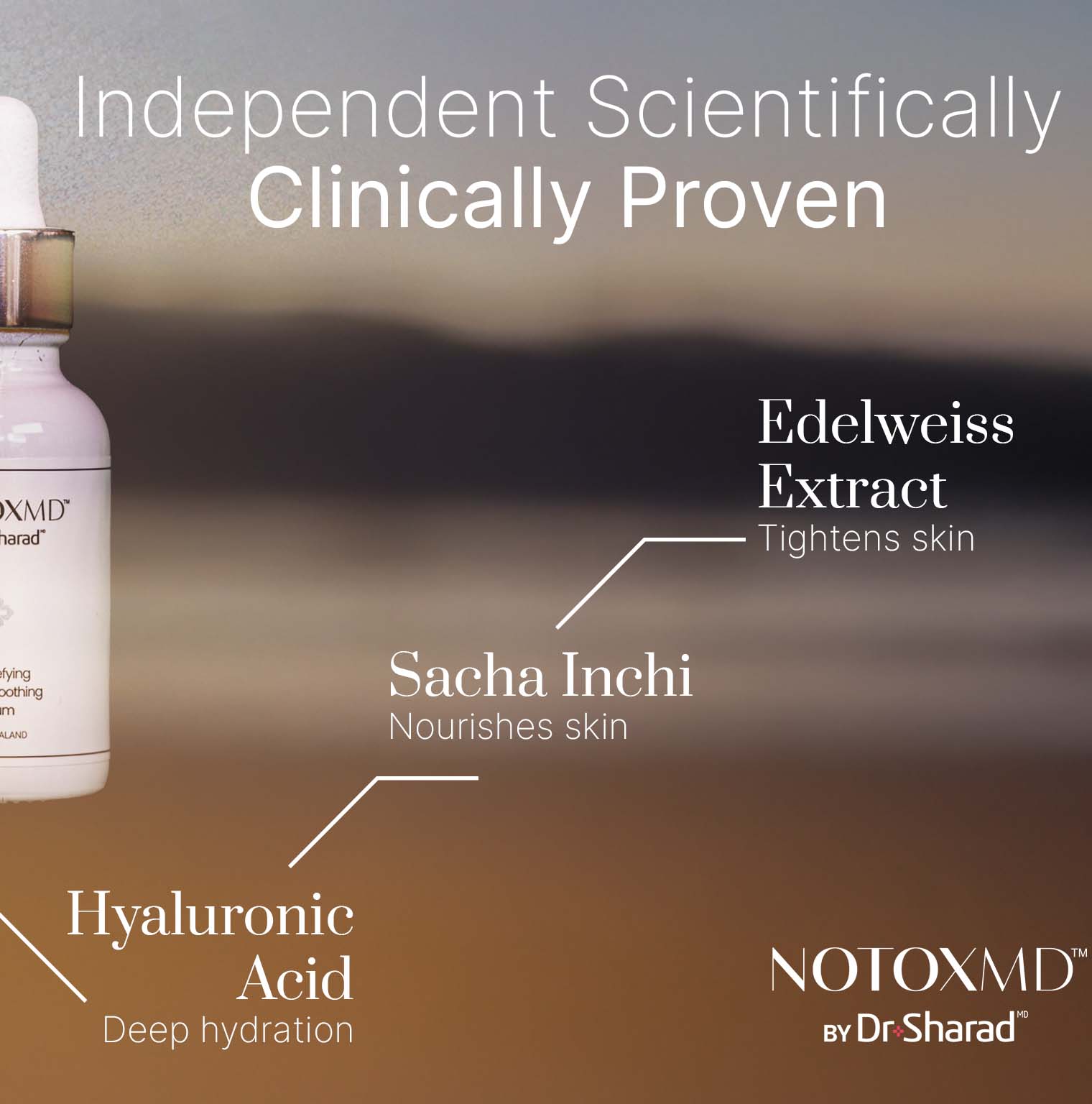 Notox MD™ (Clinically-Proven) Ageless Face Smoothing Serum