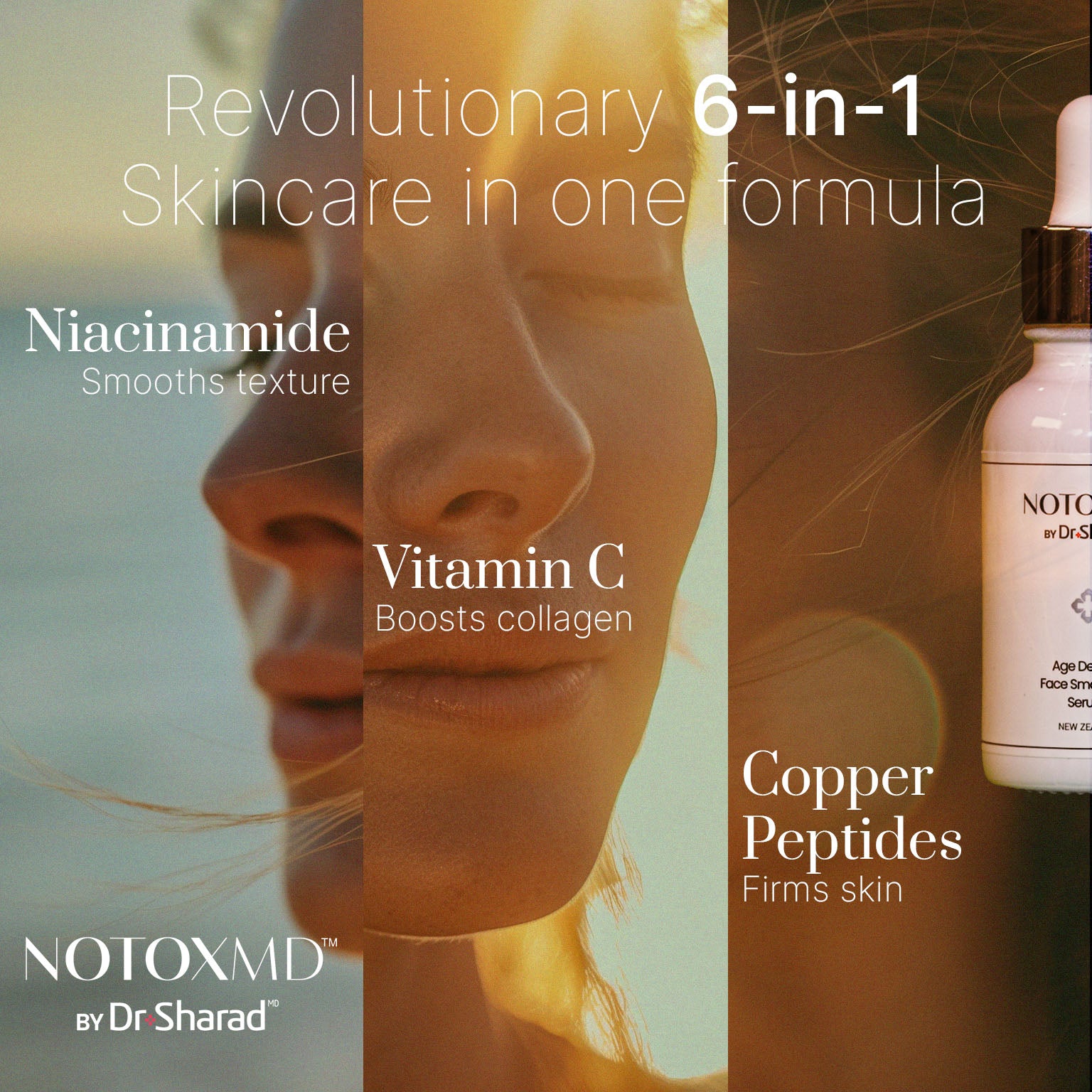 Notox MD™ (Clinically-Proven) Ageless Face Smoothing Serum