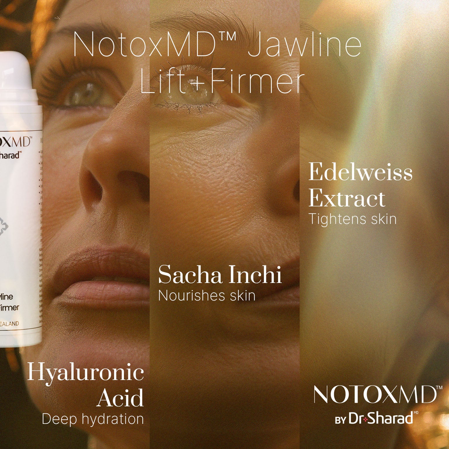 NoToxMD: Exclusive Eye & Jawline 'Lift' Skincare Ritual Bundle + FREE Bonus Niacinamide Facial Cleanser