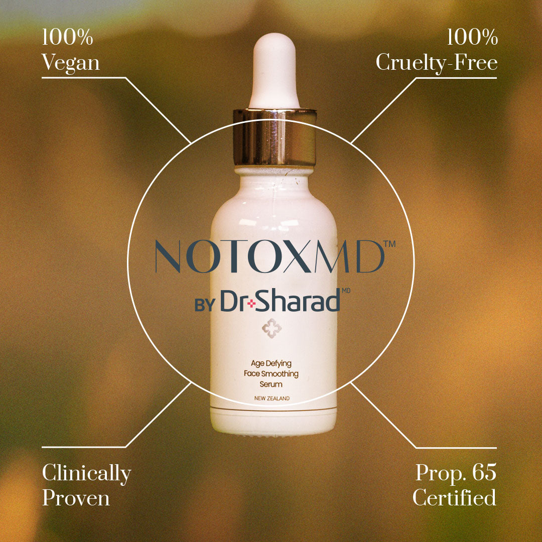 NotoxMD: Revolutionary 'Complete' Face, Eye & Jawline Skincare Ritual Bundle + FREE Bonus 2 x Niacinamide Facial Cleanser