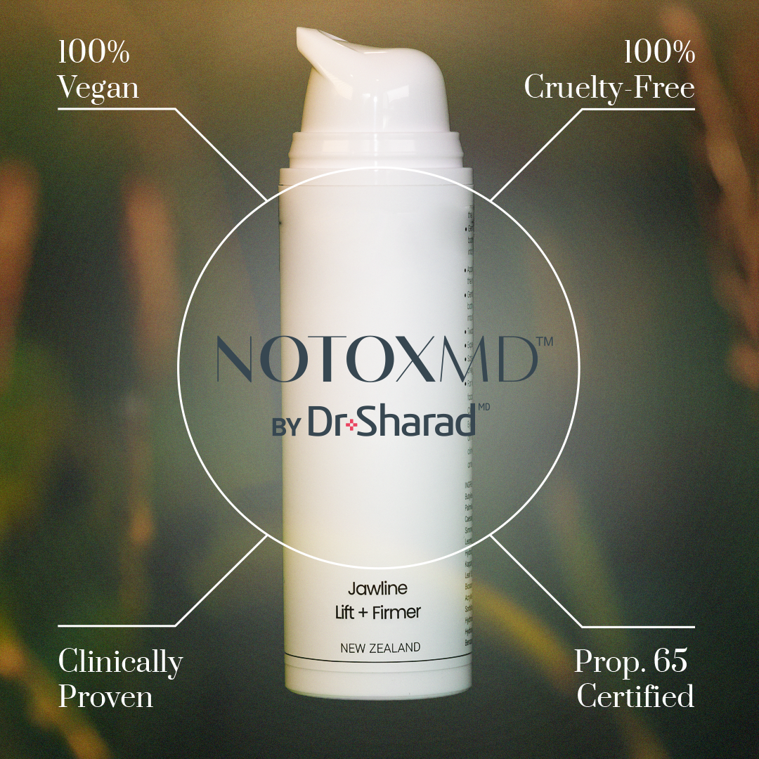 NotoxMD: Revolutionary 'Complete' Face, Eye & Jawline Skincare Ritual Bundle + FREE Bonus 2 x Niacinamide Facial Cleanser